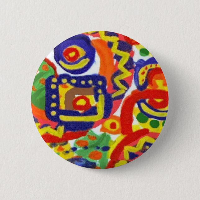 Colourful Mind Pin (Front)