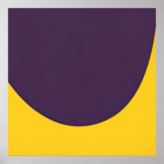 Colourful Minimalist Arc - A Flowing Elegance Poster