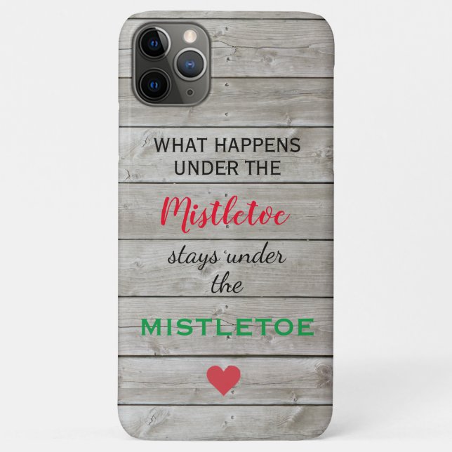 Colourful Mistletoe Holiday Case-Mate iPhone Case (Back)