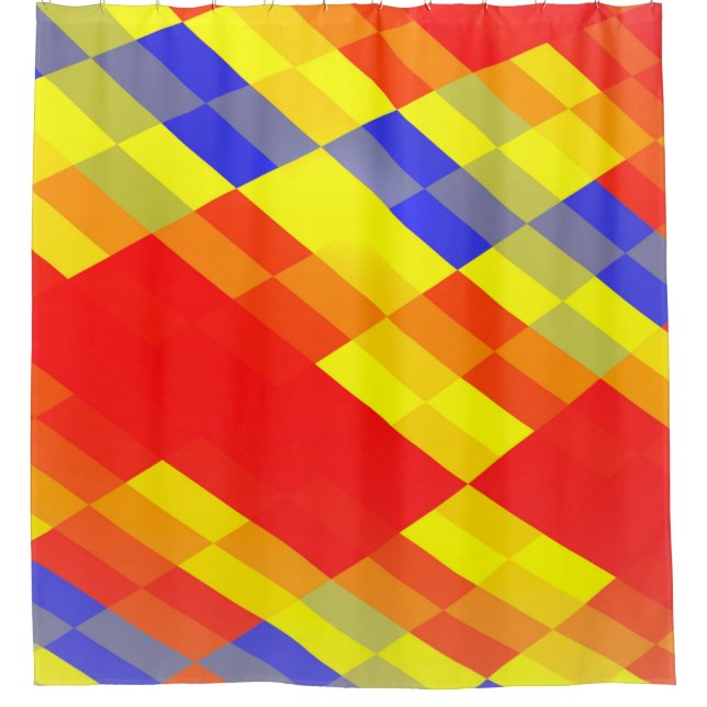 Colourful mix abstract background desingabstract,b shower curtain (Front)