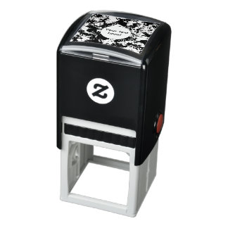 Colourful mix abstract design self-inking stamp