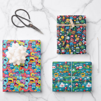 Colourful Mix Themed  Wrapping Paper Sheet