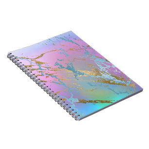 Colourful Mixed Colour Abstract Watercolor Print Notebook