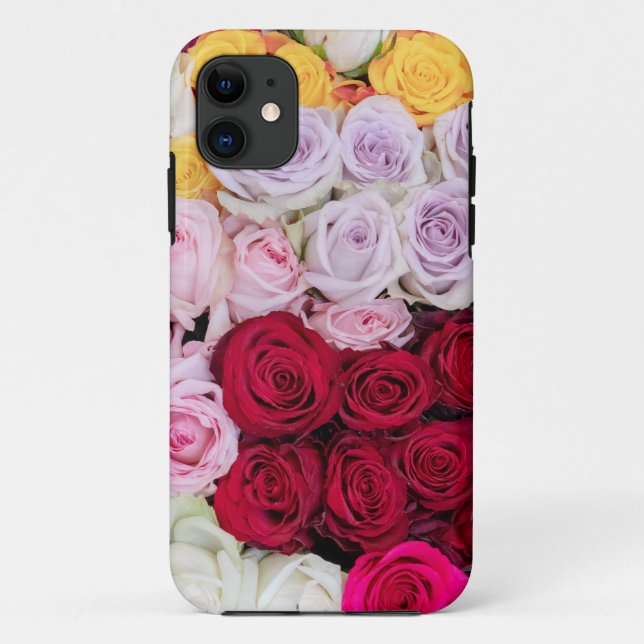 Colourful Mixed Roses Case-Mate iPhone Case (Back)
