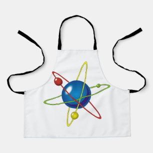 Colourful Model of the Atom Apron