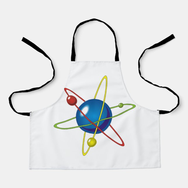 Colourful Model of the Atom Apron (Front)