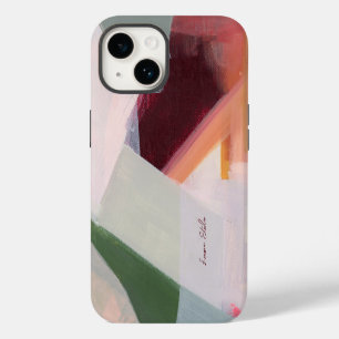 Colourful Modern Abstract Art Custom Name iPhone 14 Case