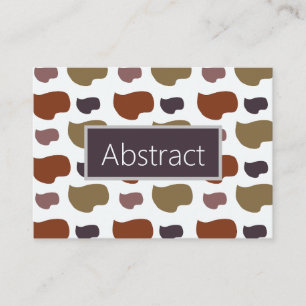 Colourful Modern Abstract Artist Painter Business Card