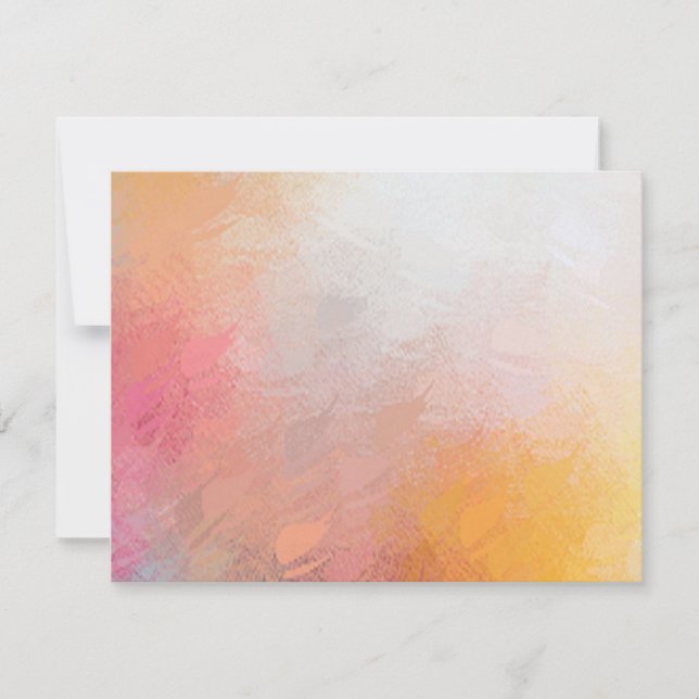 Colourful Modern Abstract Artwork Blank Template (Front)