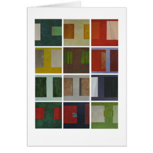 Colourful modern abstract squares art
