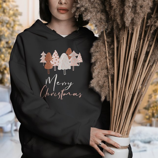 Colourful Modern Boho Christmas Tree Women’s Hoodi Hoodie (Creator Uploaded)