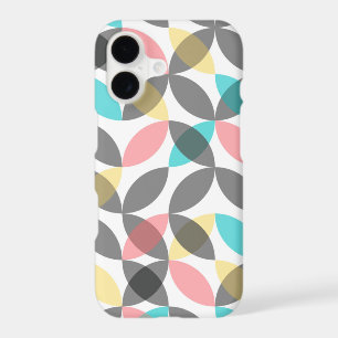 Colourful, modern, cheerful circular geometric