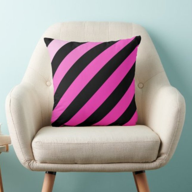 Colourful Modern Cute Stripes Pattern          Cushion (Creator Uploaded)