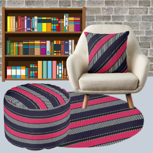 Colourful Modern Cute Stripes Pattern          Cushion