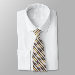 Colourful Modern Festive Peppermint Pattern  Tie