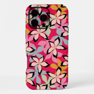 Colourful Modern Floral Pattern Bright Botanical iPhone 16 Pro Max Case