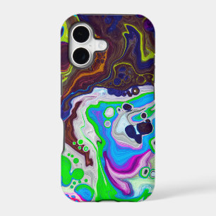 Colourful Modern Fluid Art Pour Painting Cells