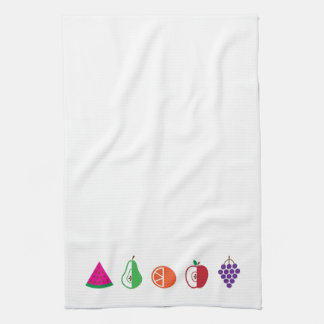 Colourful Modern Fruit Tea Towel