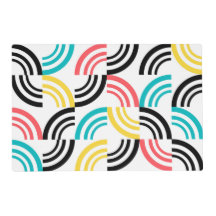 Colourful, modern, fun, cheerful geometric graphic