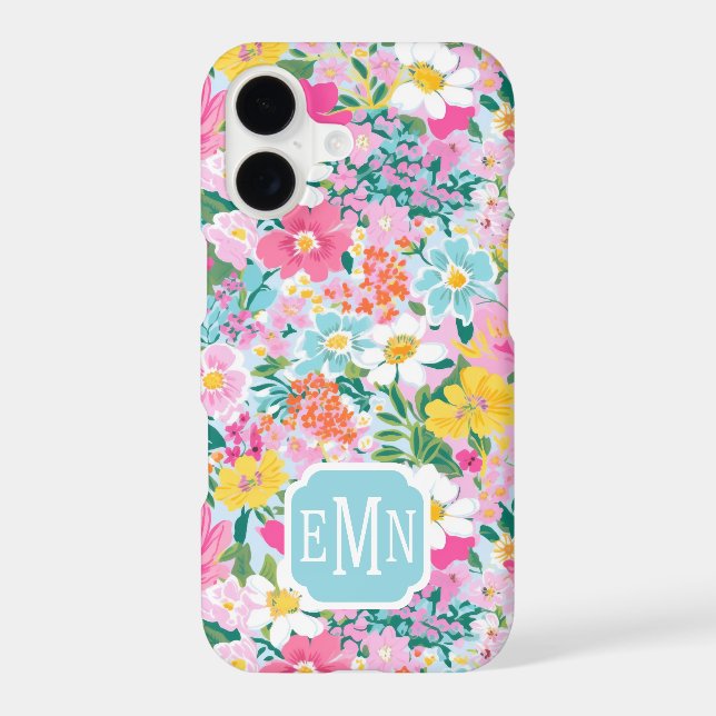 Colourful Modern Garden Monogrammed (Back)