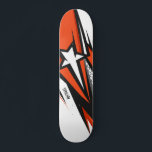 Colourful Modern Geometric Abstract Star Pattern Skateboard<br><div class="desc">This modern design features a colourful abstract geometric pattern #geometric #name #abstract #geometrical #personalised #personalizedgifts #masculine #feminine #girly #stylish #chic #trendy #customgifts #sports #outdoor #skate #skater #skateboard #skateboards #skateboarding #fun #cool #custom #christmas #birthday #giftsforhim #giftsforher</div>