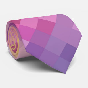 Colourful Modern Geometric Diamond Pattern #13 Tie