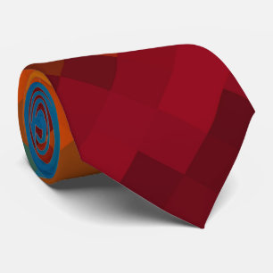 Colourful Modern Geometric Diamond Pattern #6 Tie