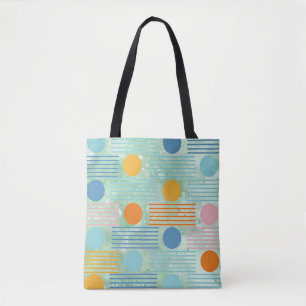 “Colourful Modern Geometric ” Tote Bag
