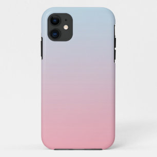 Colourful Modern Gradient Ombre Pastel PInk Blue Case-Mate iPhone Case