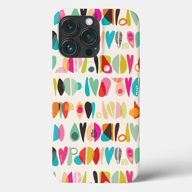 Colourful modern heart design Case-Mate iPhone 13  Case-Mate iPhone Case (Back)