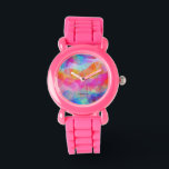 Colourful Modern Mosaic Geometric Pattern 2 Watch<br><div class="desc">Modern colourful mosaic polygonal geometric seamless pattern. If you need any help customising any of my designs, contact ArtOnWear designer. Free text formatting with live help available by request.</div>