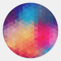 Colourful Modern Mosaic Geometric Pattern