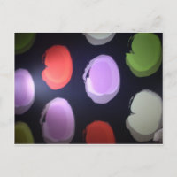 Colourful Modern Pattern Polka Dot Art Print