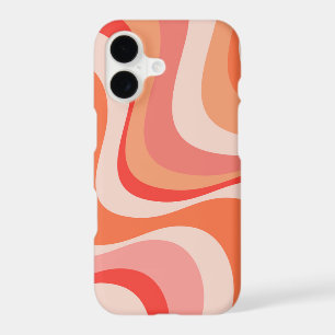 Colourful modern retro waves design