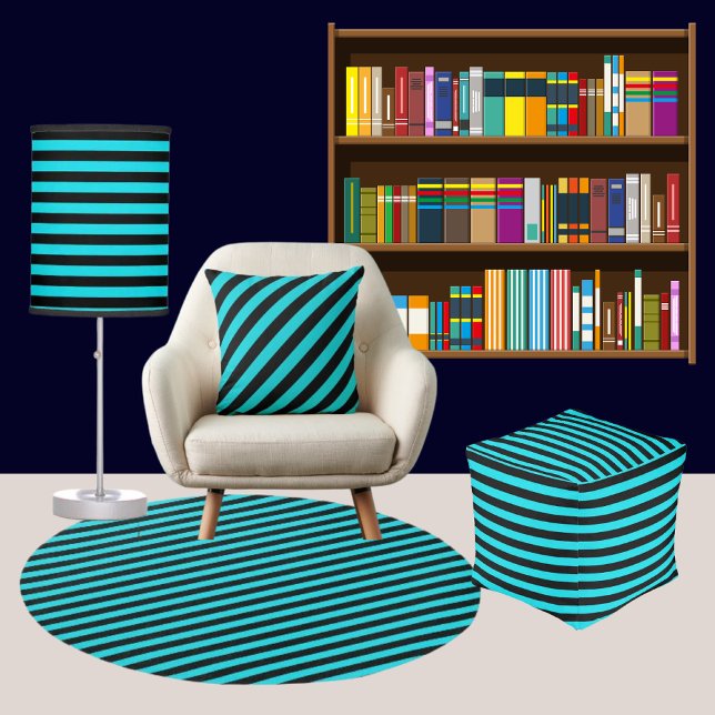 Colourful Modern Striped Pattern           Cushion (Creator Uploaded)