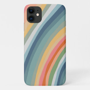 Colourful Modern Stripes Waves Lines Hand Drawn Case-Mate iPhone Case