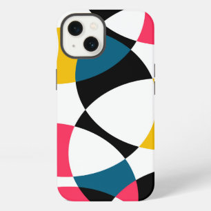 Colourful, modern, trendy, cool circular graphic iPhone 13 case