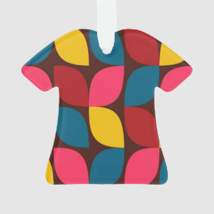 Colourful, modern, trendy, urban flower abstractio ornament