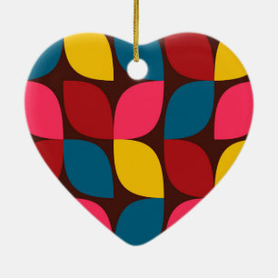 Colourful, modern, trendy, urban flower ceramic tree decoration