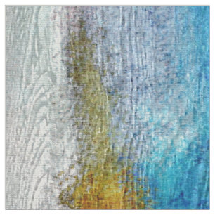 Colourful Modern Wood Grain Background #10 Fabric