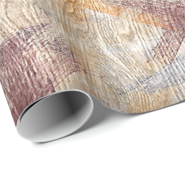 Colourful Modern Wood Grain Background #29 Wrapping Paper (Roll Corner)