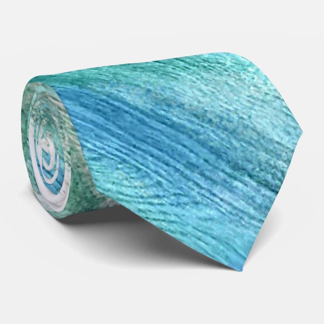 Colourful Modern Wood Grain Background #40 Tie (Rolled)