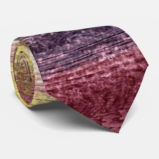 Colourful Modern Wood Grain Background #72 Tie (Rolled)
