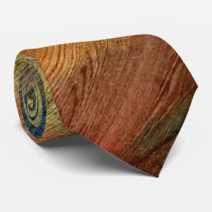 Colourful Modern Wood Grain Background #77 Tie