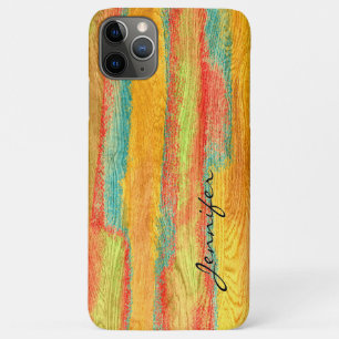 Colourful Modern Wood Grain Background #7 Case-Mate iPhone Case