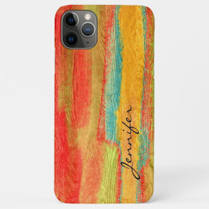 Colourful Modern Wood Grain Background Case-Mate iPhone Case