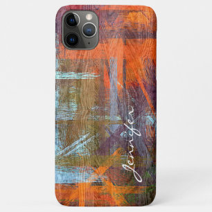 Colourful Modern Wood Grain Look Case-Mate iPhone Case