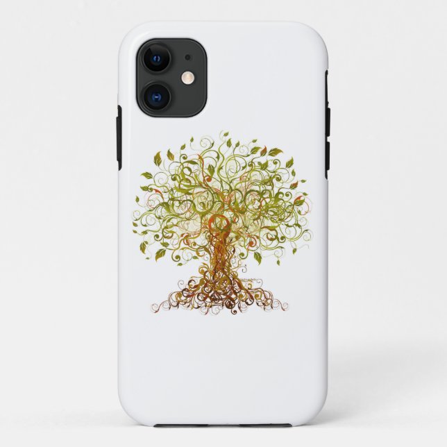Colourful Modernist Tree 13 Case-Mate iPhone Case (Back)
