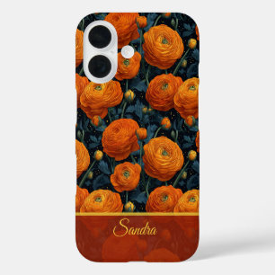 Colourful Moms Mothers Day Gifts Ranunculus Name iPhone 16 Case