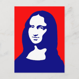 Colourful Mona Postcard